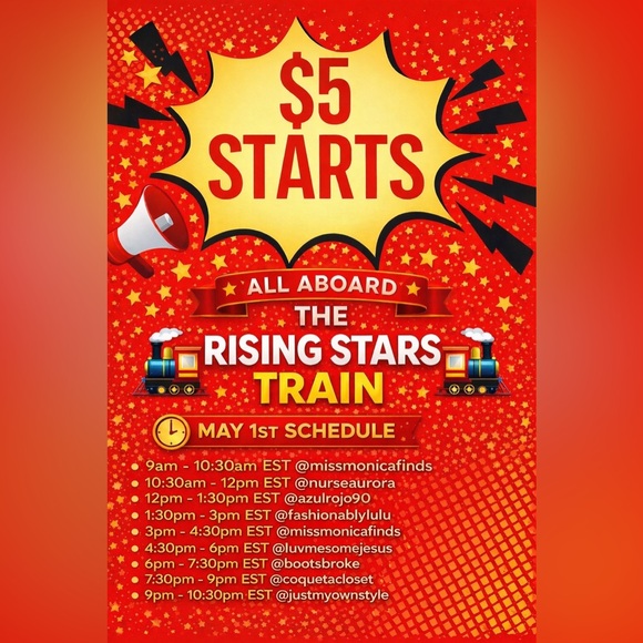 Tops - 🚂5/1 - Rising Stars Train🚂